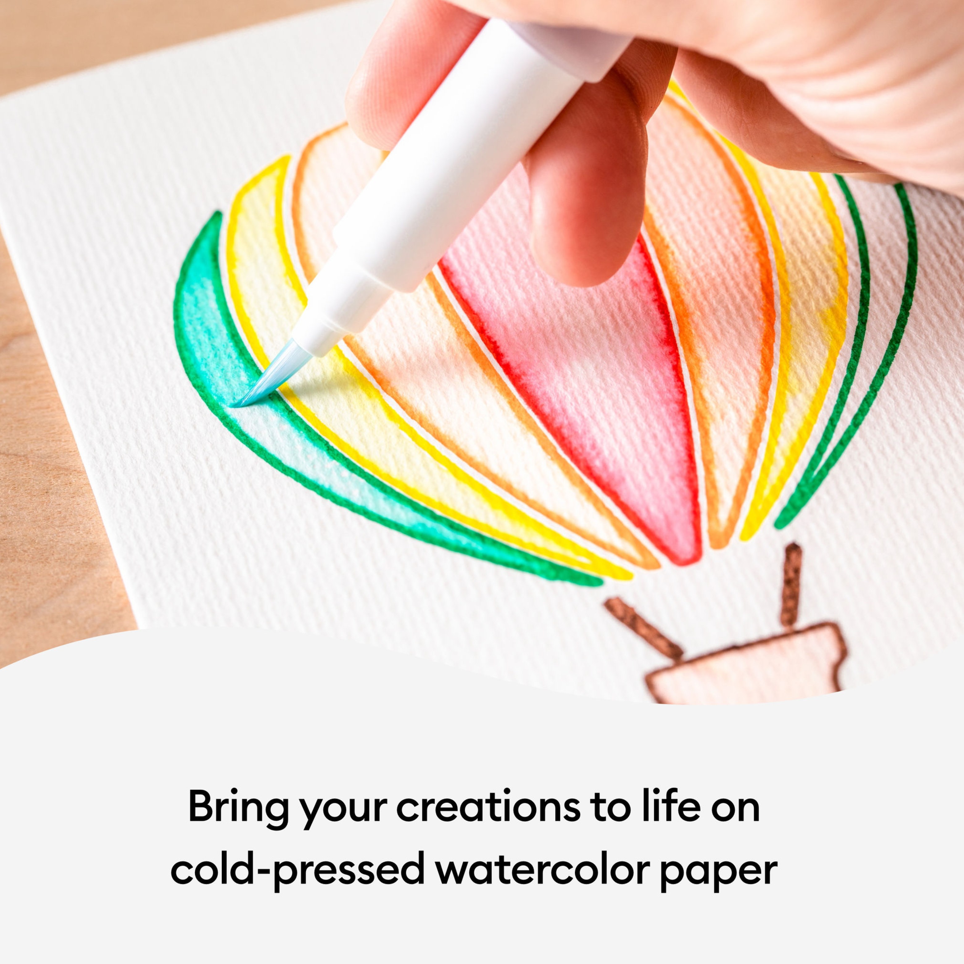 Cricut WaterColour Cards White 10Pk R40  10 R40 Cards in Ivory